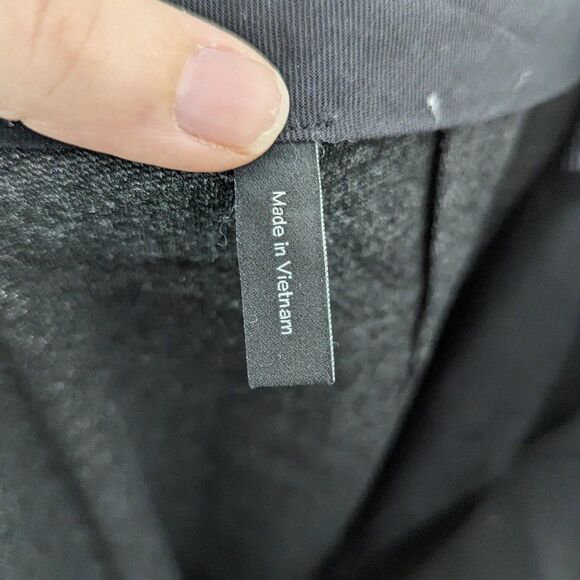 Theory | Charcoal Gray Treeca Slim Fit Dress Pants Size 4 - Picture 7 of 8